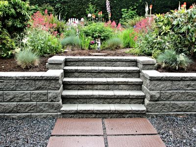 Stone Feature Installation